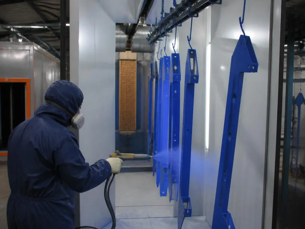 Powder Coating Plant manufactured by OMS Engineering Works
